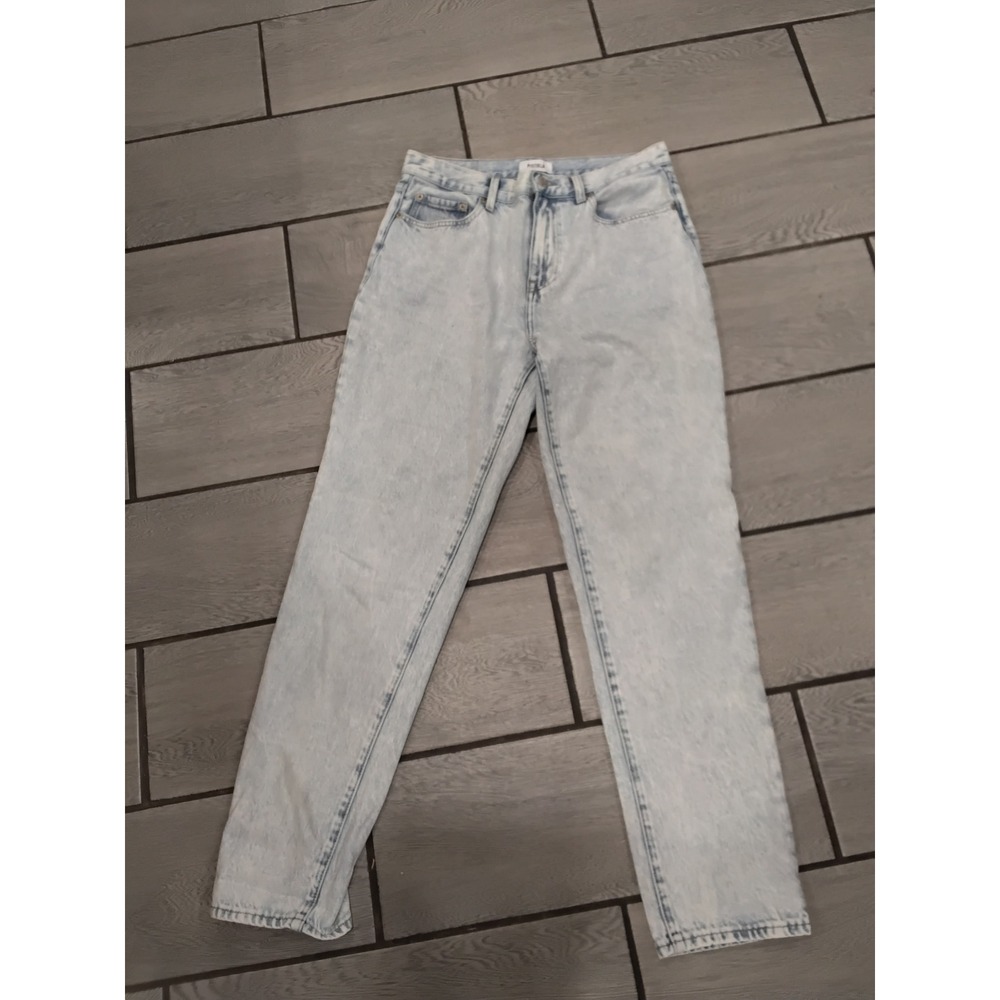 Pistola Women Vintage Wash Straight Leg Jeans Light Blue Size 28‎
